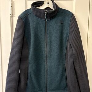The North Face Dark Teal and Black Fleece